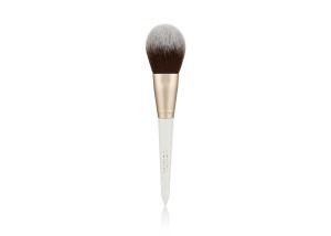 Wholesale Vonira Beauty Studio Makeup Flat Powder Brush With Golden Aluminum Ferrule Birch Wooden Handle from china suppliers