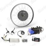72v 3KW Rear Hub Ebike Kit , Electric Bicycle Hub Motor Kit Black / Silver Color