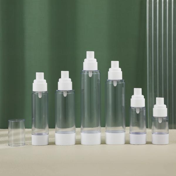 OEM/ODM Acceptable Airless Press Pump Bottle Empty Airless Spray Bottle 15ml