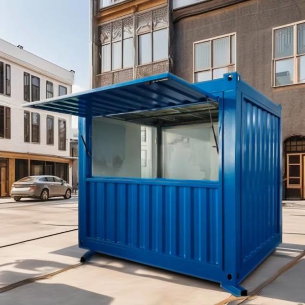 Park Container House Stylish Prefab Houses for Unique Kiosk Concept 10ft 20ft