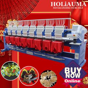 Wholesale Better and cheaper than happy embroidery machine HO1508H 400*450mm cap t-shirt flat computer industrial embroidery machi from china suppliers