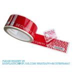 Serial Numbered Red Tamper Evident Security Tape (48mm X 50m X 2mil, 100% Total