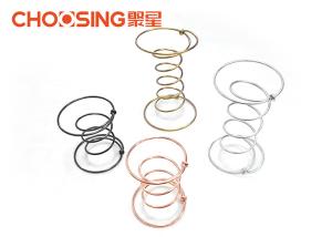 Wholesale Golden Chrome Plating Double Cone Springs Opening Diameter 80 - 130mm from china suppliers