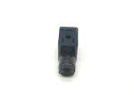 High Precision Din Connectors For Solenoid Valves Light Green Color Plug Lead