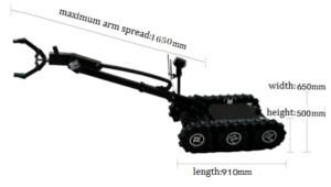 Wholesale Led Eod Explosive Ordnance Disposal Robot 150m from china suppliers