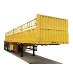 40ft 3 Axle Flatbed Semi Trailers KTL Painting Container Trailer Truck Fence