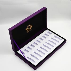 Wholesale Outer Makeup Cosmetic Packaging Boxes CCNB Wooden Hinged Kit Skincare Beauty With Ribbon Strap from china suppliers