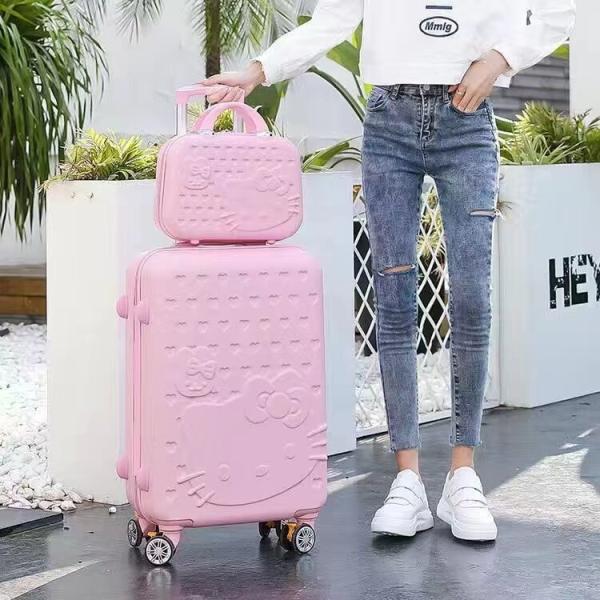 Wholesaler Customized ABS Riding Luggage Great Price 4 Wheels Trolley Bag