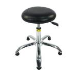 Customizable 20 Inches PU Leather Chairs Antistatic Lab Chair 300lbs