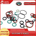 Custom Food Grade Standard Silicone Rubber O Rings / NBR EPDM FKM O Rings