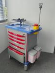ABS Emergency Medical Equipment Trolley Hospital Medicine Cart Nursing Trolley