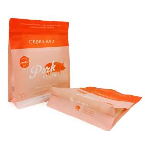 Wholesale Custom Pet Food Pouch Stand Up Zipper Bag Resealable Barrier Bag Flat Bottom Pet Food Bag from china suppliers