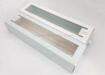 5×13×4 / 5x5x5 Branded Gift Boxes , Paper Drawer Style Gift Box With PVC Window