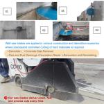 Big Diameter 800mm Concrete Cutter Diamond Wall Saw Blade For Cutting Demolition