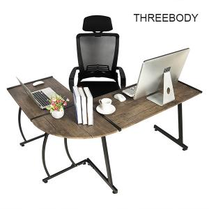 Wholesale L Shaped Modern Home Office Desk , Simple Small Desktop Computer Desk from china suppliers