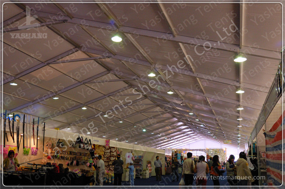 30x200 M 6000 Sqm Giant A-frame Aluminum Outdoor Exhibition Tents , Trade Show Canopy Tents