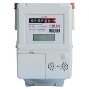 China Compliant Contactless IC Card Prepaid Gas Meter With Lcd Display , Lightweight on sale