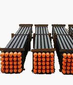 China Black DTH Drill Pipe 6000mm - 89mm Down The Hole Drilling Tools 2 3/8 API Reg on sale