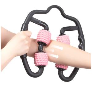 Wholesale Handhold Arm U Shaped Thigh Massage Roller Ball Stick Multifunction from china suppliers