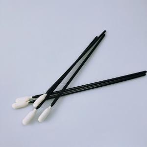 China Black Handle 6.6 Inch Foam Cleaning Swabs Clean Product Hard To Reach Place Clean on sale