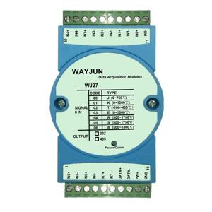 Wholesale WAYJUN Eight channels thermocouple signal acquisition,blue isolation conversion DIN35 from china suppliers