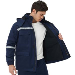 Wholesale Manufacturer Of Thickened Padded Flame-Resistant Workwear Custom High Temperature Fireproof Jackets from china suppliers