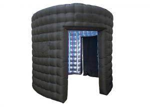 China Newest Booth With Colors Changing LED Light Inflable Double stitching inside and out on sale