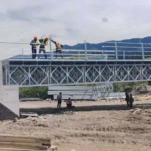 Buy cheap Modular Portable Steel Bridges For Sale Q345B Main Steel Truss Bridge from wholesalers