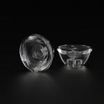 Narrow beam angle 15° anti-glare Led Lens Optics Diameter 35mm Restaurant