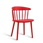 colorful pp plastic chairs dining modern windsor chair
