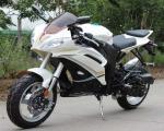 Single Cylinder 200cc Street Legal Motorcycle 4 Stroke Air Cool CVT With Key
