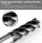 Carbide Custom End Mills Helix Angle 35 / 38 / 45 / 55 Number Of Flutes 2 / 4