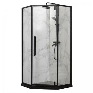 China Ultra Narrow Arc Fan Shaped Integral Shower Room One Piece on sale