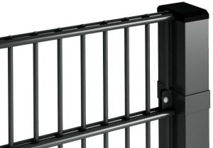 Wholesale Black Welded Farm 3000cm Double Wire Fence from china suppliers