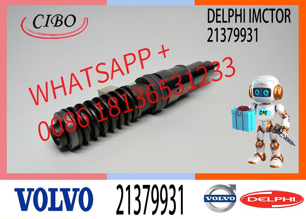 Excavator Parts Injector Diesel BEBE4D27001 21379931 Nozzle Injector VOE21379931 MD13 Engine Injector