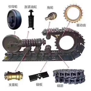 Wholesale OEM Excavator Undercarriage Parts For Komatsu PC200 / HD450/HD820 Excavator Transport Wheels from china suppliers