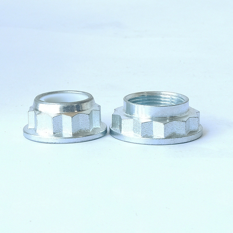Safety Hexagon Black Screws And Nuts Galvanized Lock Nut M3-M20