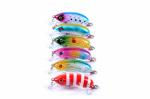 New Model 6 Colors 5.1CM/7.2G Sinking Minnow Fishing Lure Mullet,Perch,Catfish
