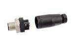 Plastic Plug 3-12pole Circular Auto Sensor Connector M12 Male Female Straight