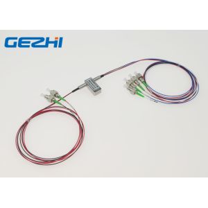Buy cheap 1550nm 1 Meter FC/APC Dual 2x4 Fiber Optic Switches from wholesalers
