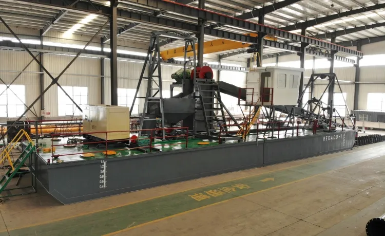 200 m3/h 60 Bucket Chain Dredger with Great Ability to Adapt to Different Environment