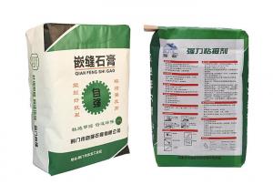 China 1 To 5 Layers Block Bottom Valve Bag / 25kg Cement Kraft Paper Sack With Valve on sale