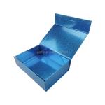 Cardboard Folded Gift Box Magnetic Lid Closure Book Style Rigid Sliding