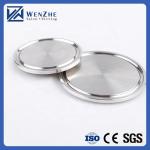 3/4''--12.0'' Equal Size Sanitary Stainless Steel Pipe Quick Blind Plate for 304