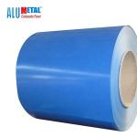 Pre Painted Coated Aluminum Coil Alloy 1050 Gutter 1240mm 10MM Cutting
