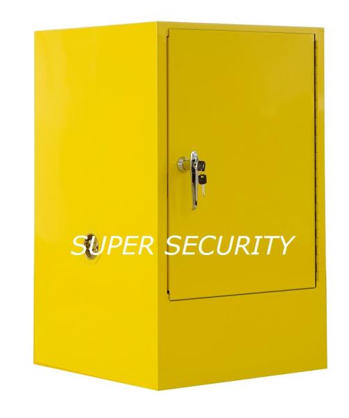 Quality Single Door Red Heavy Duty Steel Flammable Liquid Chemical Storage Cabinets With Doors / 1 Shelf for sale