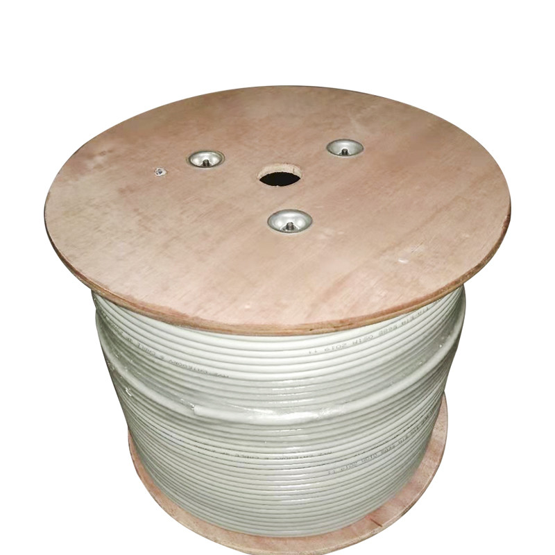 F / FTP 23AWG 0.565mm Copper Cat6A Lan Cable HDPE Insulation