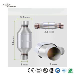 Wholesale 3&quot; Inlet &amp; Outlet Universal High Quality Exhaust Manifold Auto Catalytic Converter Fit from china suppliers