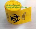 Bio-Medical Hazardous waste,Bio-hazard Specimen Bag 6″ X 9″ Printed English