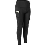 Womens High Waist Gym Leggings Custom Yoga Pants With Phone Pocket